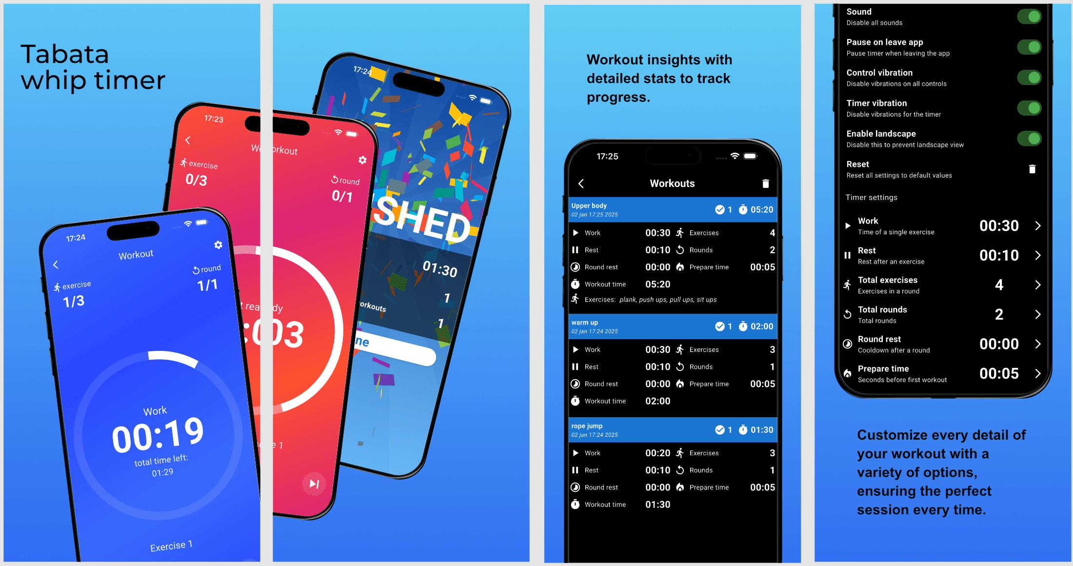 Flutter tabata whip timer app store