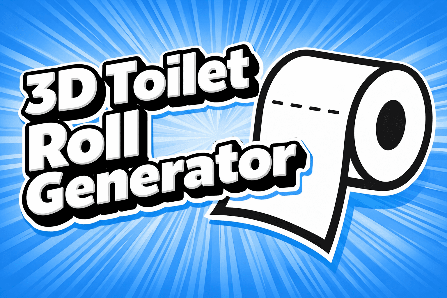 3D Toilet Paper Roll Simulator
